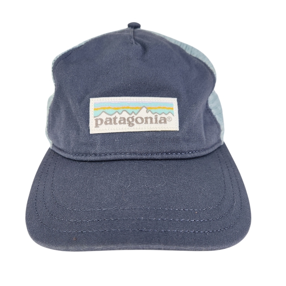 Patagonia Navy and Light Blue Trucker Hat